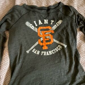 San Francisco Giants Women’s Shirt - Black and Orange